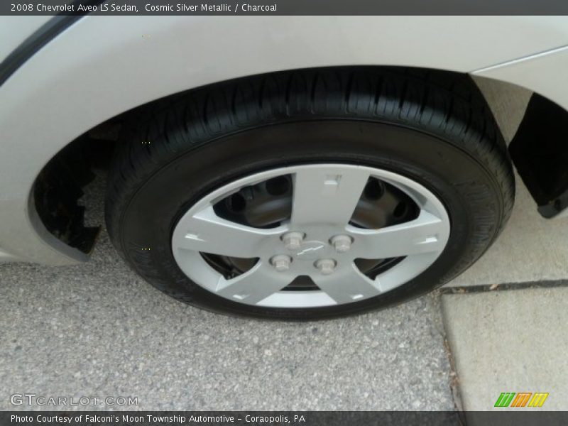 Cosmic Silver Metallic / Charcoal 2008 Chevrolet Aveo LS Sedan