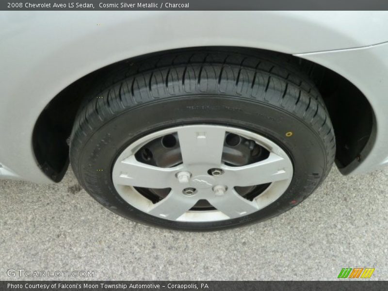 Cosmic Silver Metallic / Charcoal 2008 Chevrolet Aveo LS Sedan
