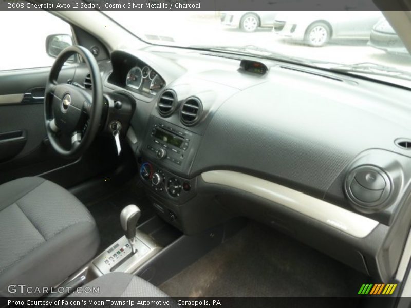 Cosmic Silver Metallic / Charcoal 2008 Chevrolet Aveo LS Sedan