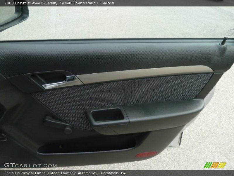 Cosmic Silver Metallic / Charcoal 2008 Chevrolet Aveo LS Sedan