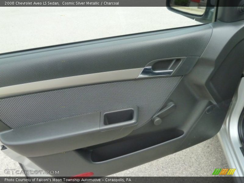Cosmic Silver Metallic / Charcoal 2008 Chevrolet Aveo LS Sedan