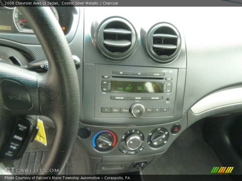 Cosmic Silver Metallic / Charcoal 2008 Chevrolet Aveo LS Sedan