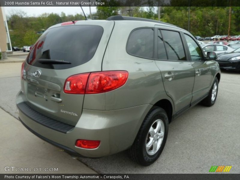 Natural Khaki Green / Beige 2008 Hyundai Santa Fe GLS