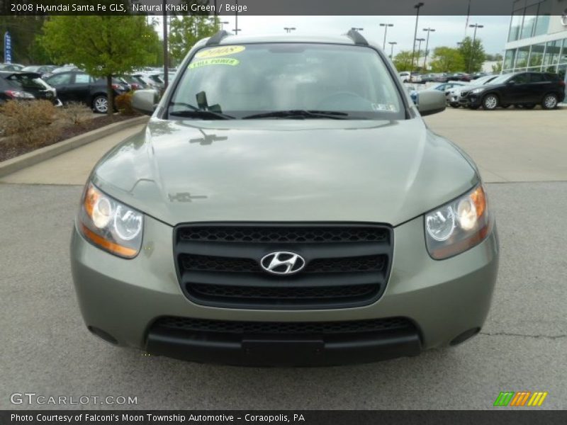Natural Khaki Green / Beige 2008 Hyundai Santa Fe GLS
