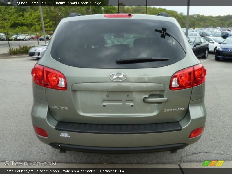 Natural Khaki Green / Beige 2008 Hyundai Santa Fe GLS