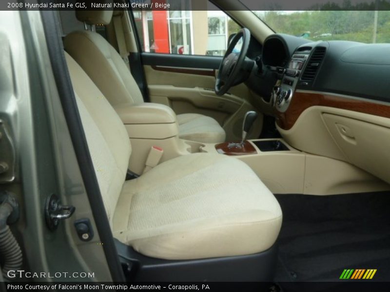 Natural Khaki Green / Beige 2008 Hyundai Santa Fe GLS