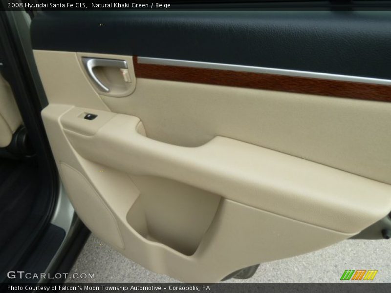 Natural Khaki Green / Beige 2008 Hyundai Santa Fe GLS