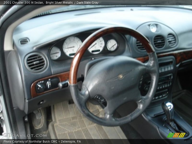 Bright Silver Metallic / Dark Slate Gray 2001 Chrysler 300 M Sedan