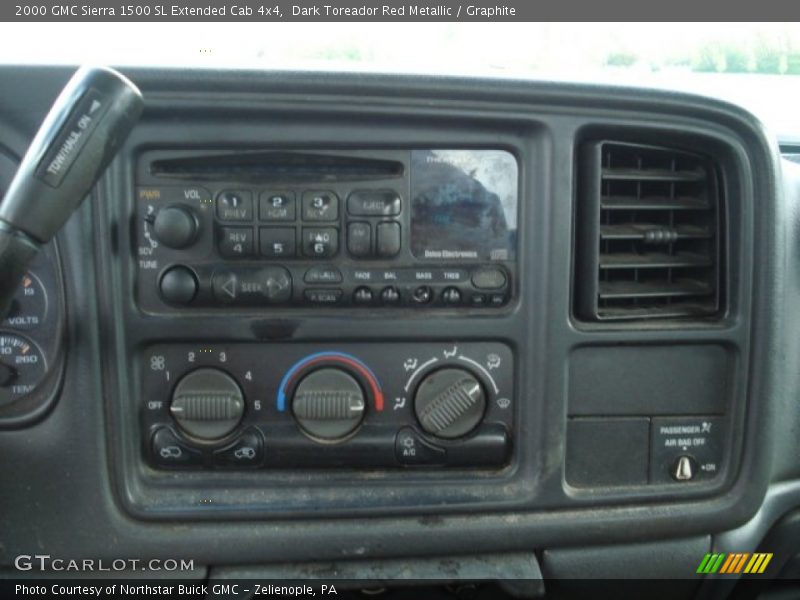 Dark Toreador Red Metallic / Graphite 2000 GMC Sierra 1500 SL Extended Cab 4x4