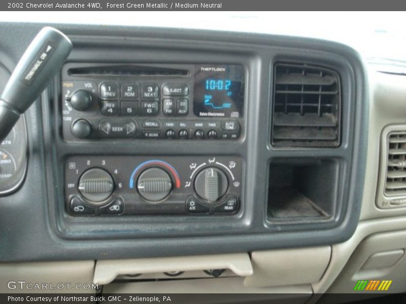 Forest Green Metallic / Medium Neutral 2002 Chevrolet Avalanche 4WD