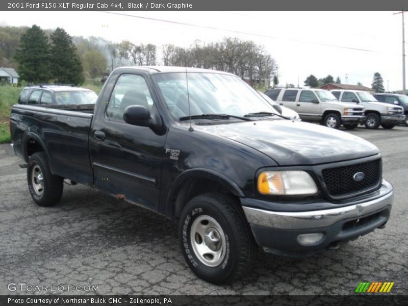 Black / Dark Graphite 2001 Ford F150 XLT Regular Cab 4x4