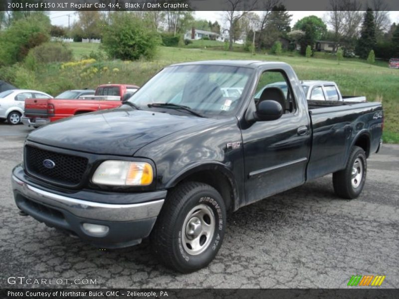 Black / Dark Graphite 2001 Ford F150 XLT Regular Cab 4x4