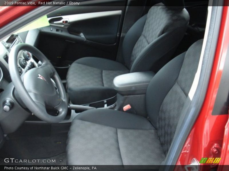 Red Hot Metallic / Ebony 2009 Pontiac Vibe