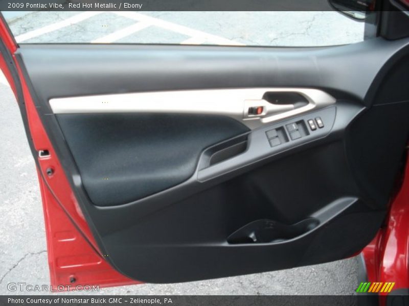 Red Hot Metallic / Ebony 2009 Pontiac Vibe