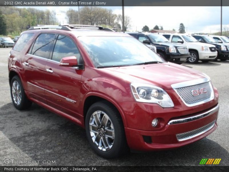 Crystal Red Tintcoat / Ebony 2012 GMC Acadia Denali AWD