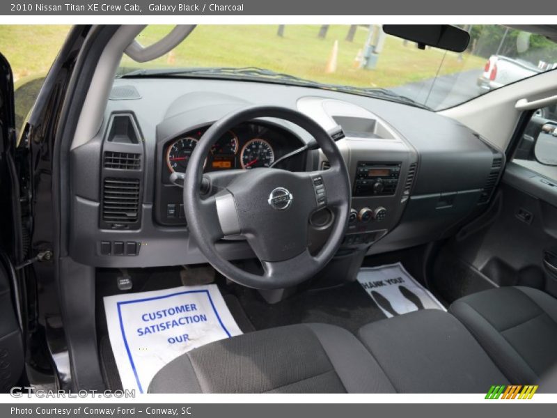 Galaxy Black / Charcoal 2010 Nissan Titan XE Crew Cab