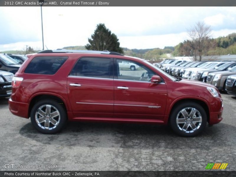 Crystal Red Tintcoat / Ebony 2012 GMC Acadia Denali AWD