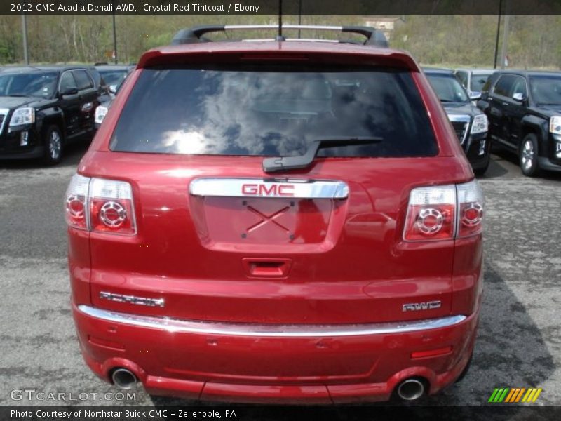 Crystal Red Tintcoat / Ebony 2012 GMC Acadia Denali AWD