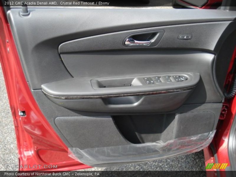 Crystal Red Tintcoat / Ebony 2012 GMC Acadia Denali AWD