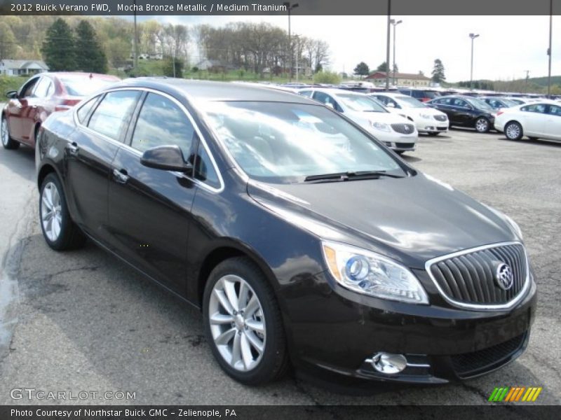 Mocha Bronze Metallic / Medium Titanium 2012 Buick Verano FWD