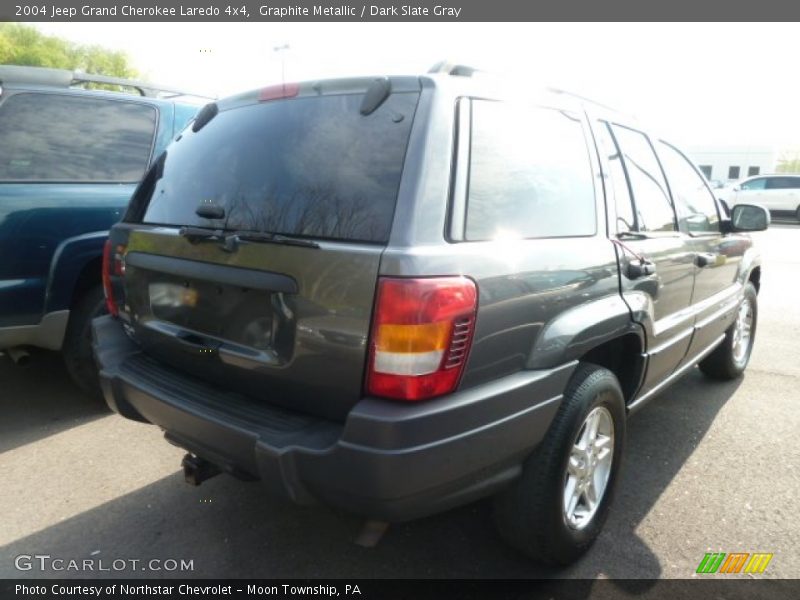 Graphite Metallic / Dark Slate Gray 2004 Jeep Grand Cherokee Laredo 4x4