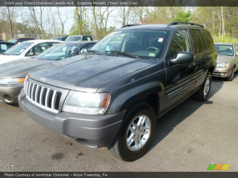 Graphite Metallic / Dark Slate Gray 2004 Jeep Grand Cherokee Laredo 4x4