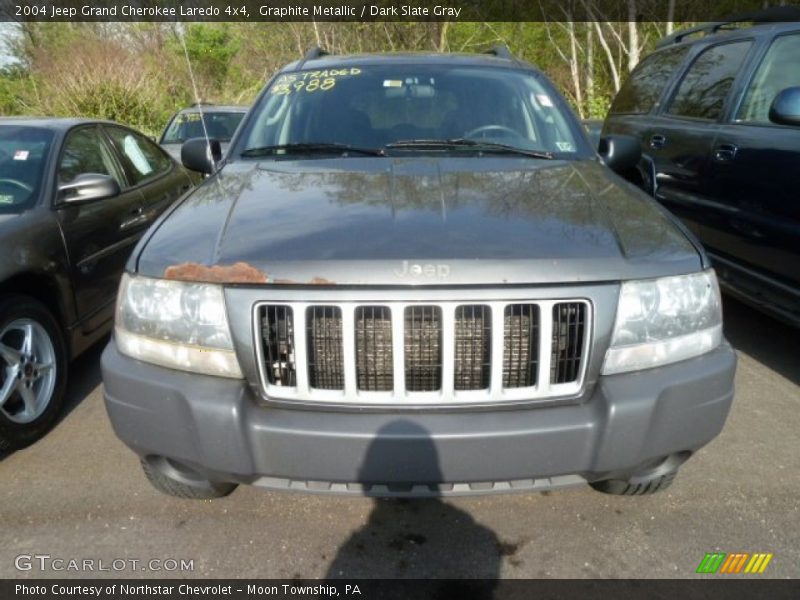 Graphite Metallic / Dark Slate Gray 2004 Jeep Grand Cherokee Laredo 4x4