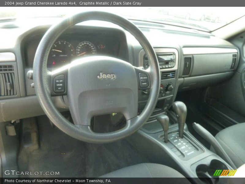 Graphite Metallic / Dark Slate Gray 2004 Jeep Grand Cherokee Laredo 4x4