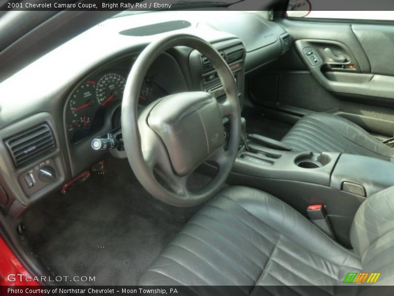 Bright Rally Red / Ebony 2001 Chevrolet Camaro Coupe