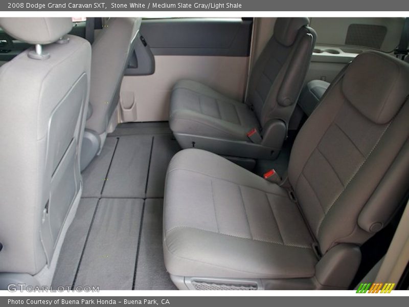 Stone White / Medium Slate Gray/Light Shale 2008 Dodge Grand Caravan SXT