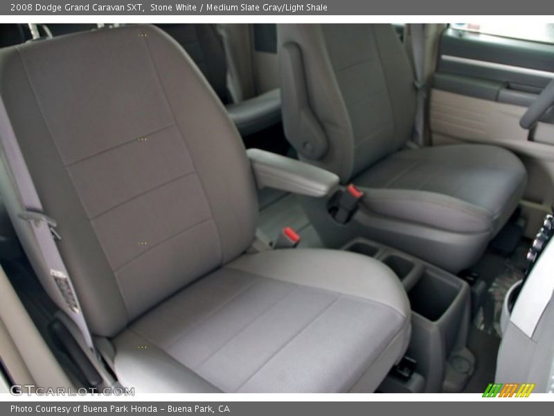 Stone White / Medium Slate Gray/Light Shale 2008 Dodge Grand Caravan SXT