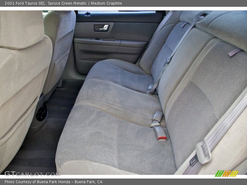 Spruce Green Metallic / Medium Graphite 2001 Ford Taurus SES