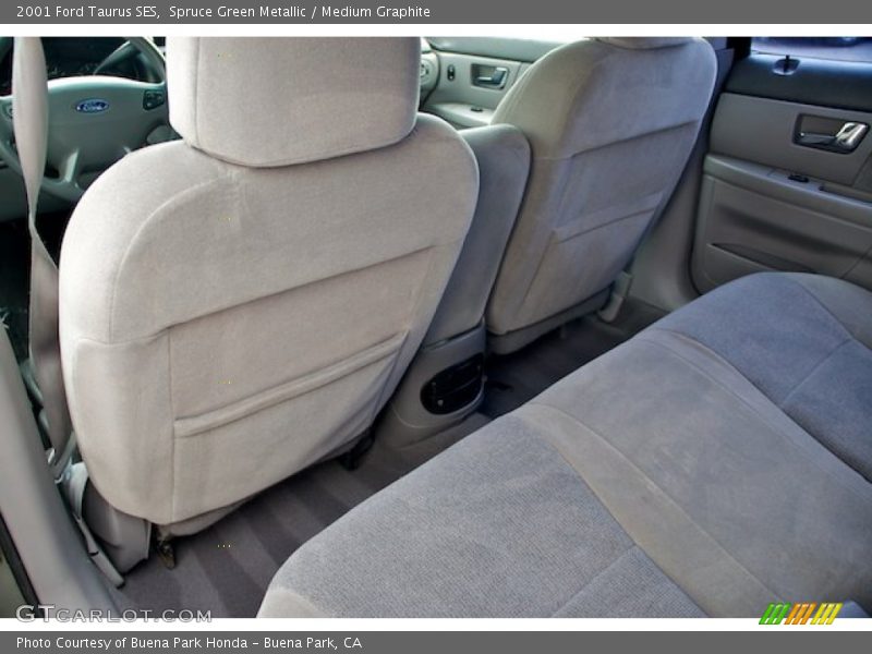 Spruce Green Metallic / Medium Graphite 2001 Ford Taurus SES