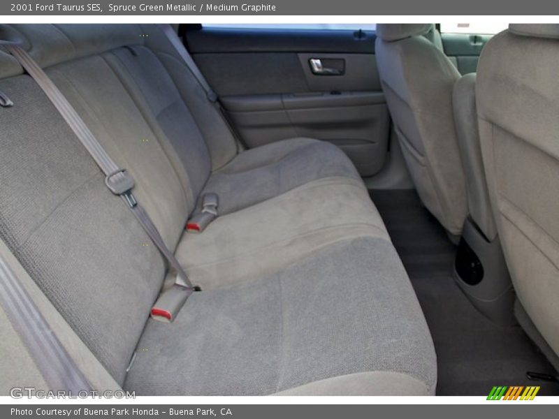 Spruce Green Metallic / Medium Graphite 2001 Ford Taurus SES