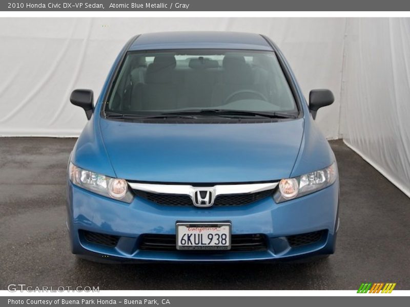 Atomic Blue Metallic / Gray 2010 Honda Civic DX-VP Sedan