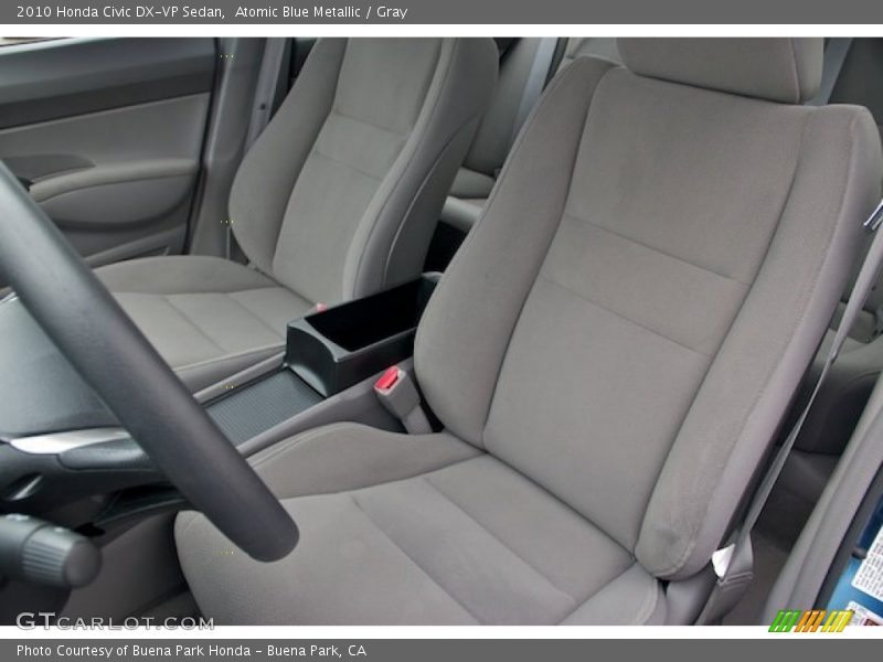 Atomic Blue Metallic / Gray 2010 Honda Civic DX-VP Sedan