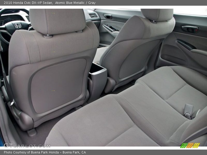 Atomic Blue Metallic / Gray 2010 Honda Civic DX-VP Sedan