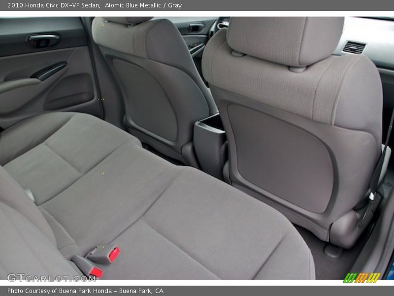 Atomic Blue Metallic / Gray 2010 Honda Civic DX-VP Sedan