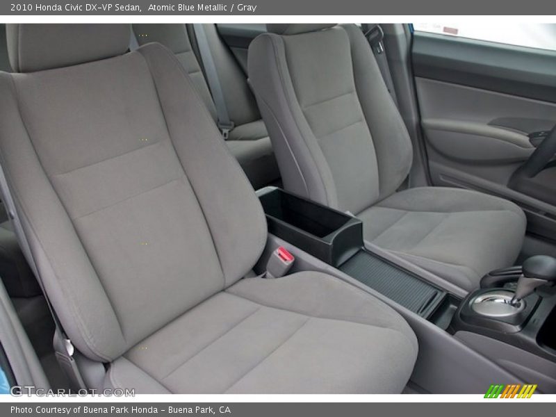 Atomic Blue Metallic / Gray 2010 Honda Civic DX-VP Sedan