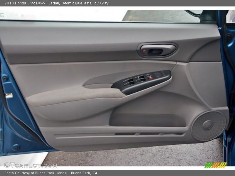 Atomic Blue Metallic / Gray 2010 Honda Civic DX-VP Sedan