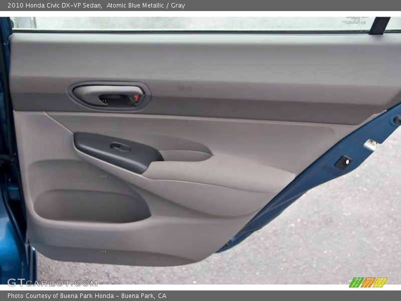 Atomic Blue Metallic / Gray 2010 Honda Civic DX-VP Sedan