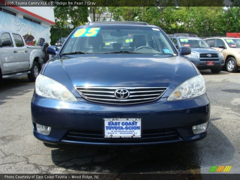 Indigo Ink Pearl / Gray 2005 Toyota Camry XLE V6
