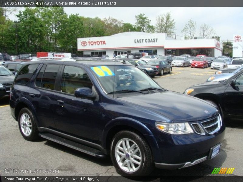 Crystal Blue Metallic / Desert Sand 2009 Saab 9-7X 4.2i AWD
