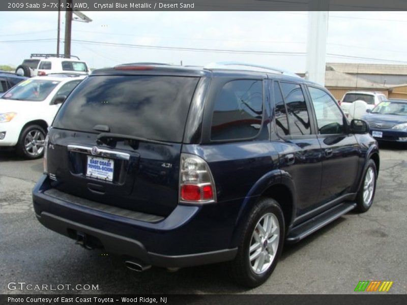 Crystal Blue Metallic / Desert Sand 2009 Saab 9-7X 4.2i AWD