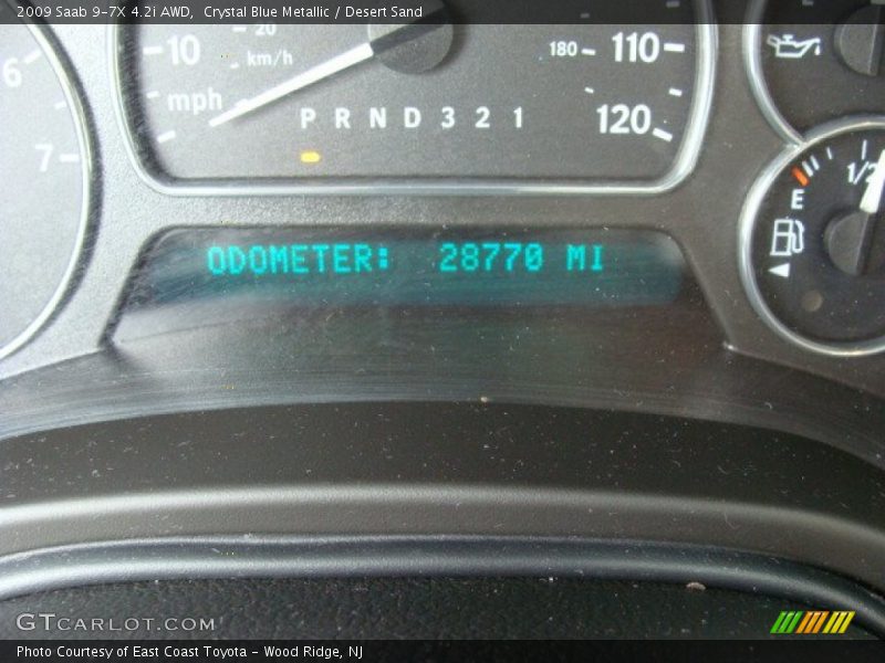 Crystal Blue Metallic / Desert Sand 2009 Saab 9-7X 4.2i AWD