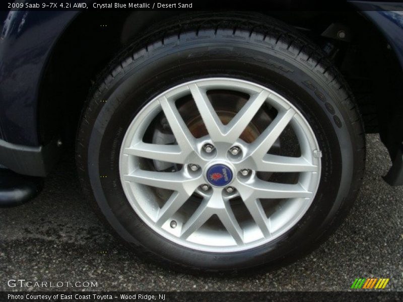 Crystal Blue Metallic / Desert Sand 2009 Saab 9-7X 4.2i AWD