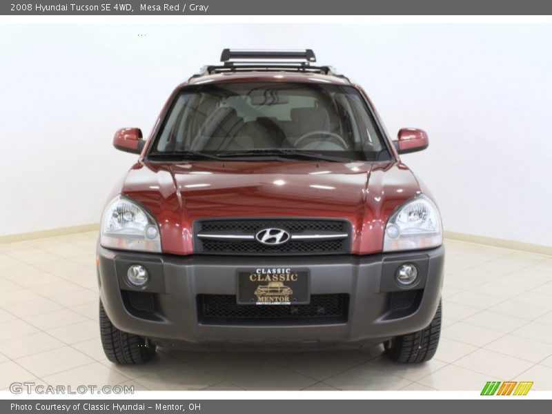Mesa Red / Gray 2008 Hyundai Tucson SE 4WD