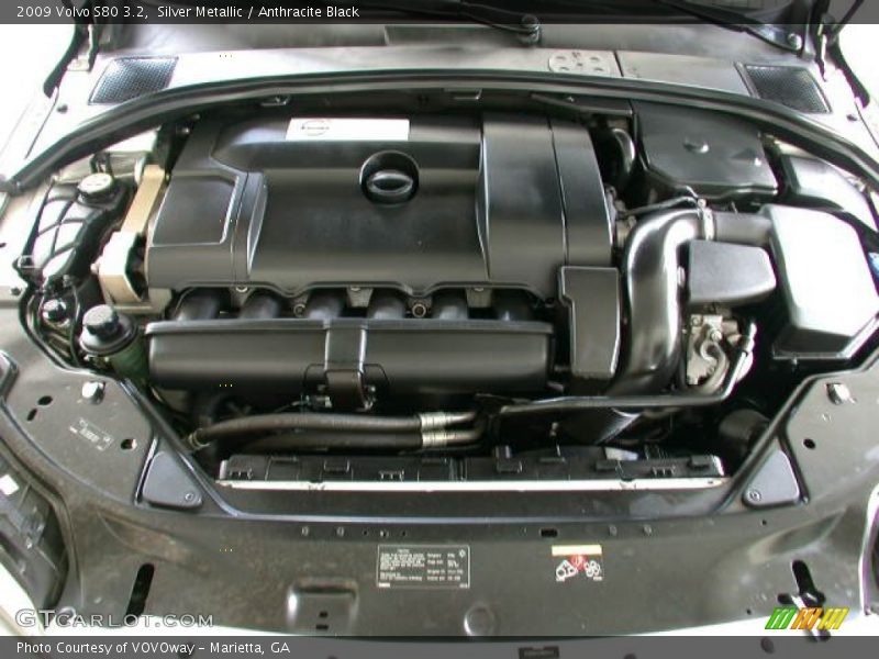 Silver Metallic / Anthracite Black 2009 Volvo S80 3.2