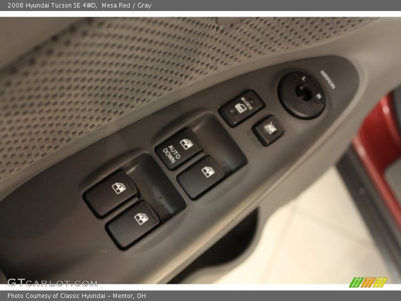 Mesa Red / Gray 2008 Hyundai Tucson SE 4WD
