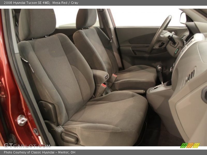 Mesa Red / Gray 2008 Hyundai Tucson SE 4WD